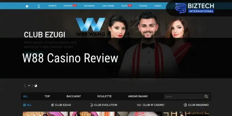 Casino W88 3 Sảnh Massimo trong casino